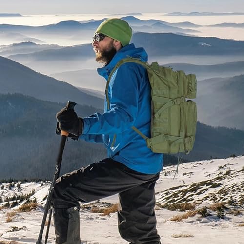 Detalle de HEMSO Mochila Militar 45L Impermeable: versátil, resistente y preparada para outdoor