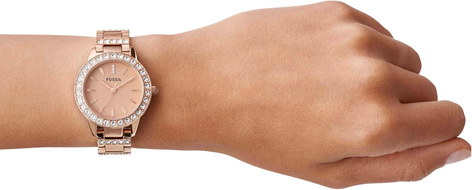 Detalle de Fossil Orologio Jesse da donna con movimento al quarzo e cinturino in acciaio