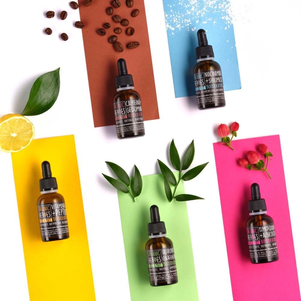 Thumbnail 4 de Organic Heroes Siero Viso Bio con Acido Ialuronico e Collagene Vegetale – 30 ml