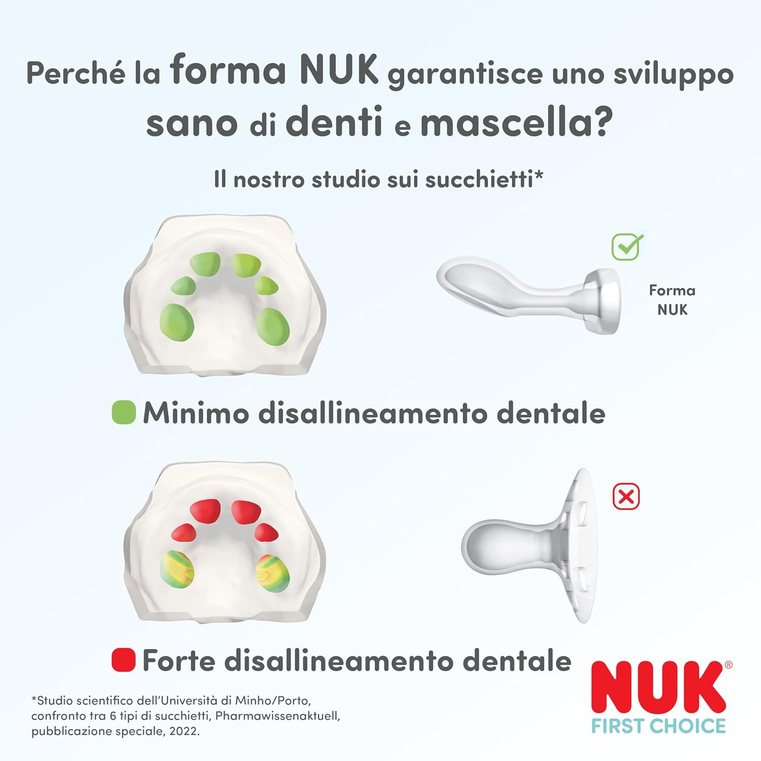 Thumbnail 4 de NUK First Choice Classic 6-18 mesi ciuccio blu