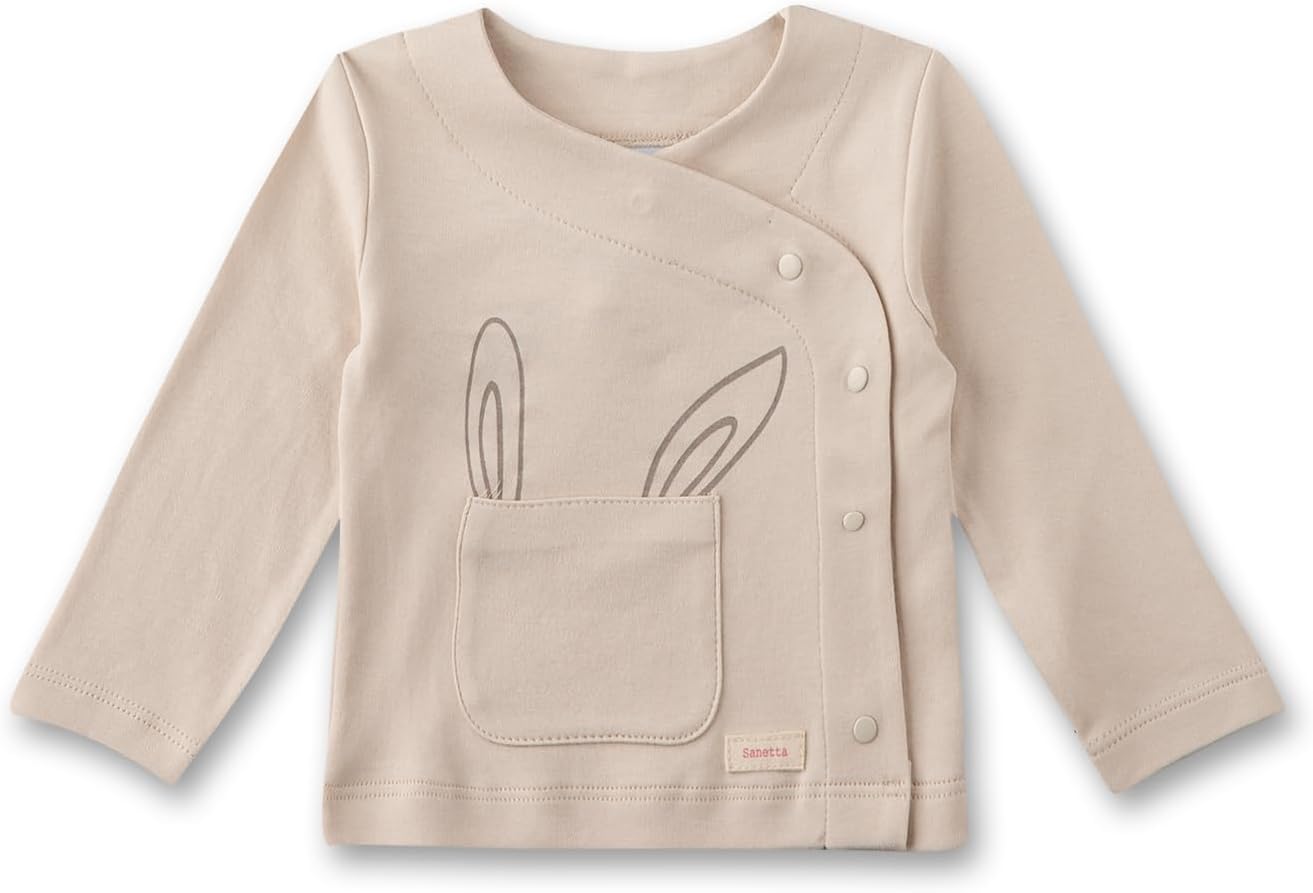 Thumbnail 2 de Sanetta Baby-Wickelshirt beige Hase – Bio-Baumwolle, GOTS-zertifiziert