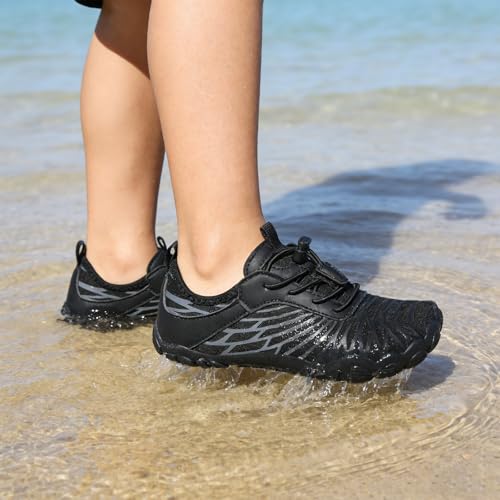 Thumbnail 1 de SAGUARO Escarpines Niño Barefoot con Secado Rápido - Zapatillas de Agua para Niñas y Niños, Negro, 30 EU