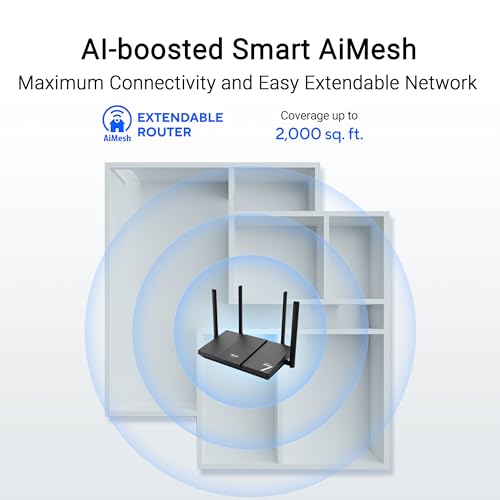 Detalle de ASUS RT-BE50 Router WiFi 7 3.600 Mbps