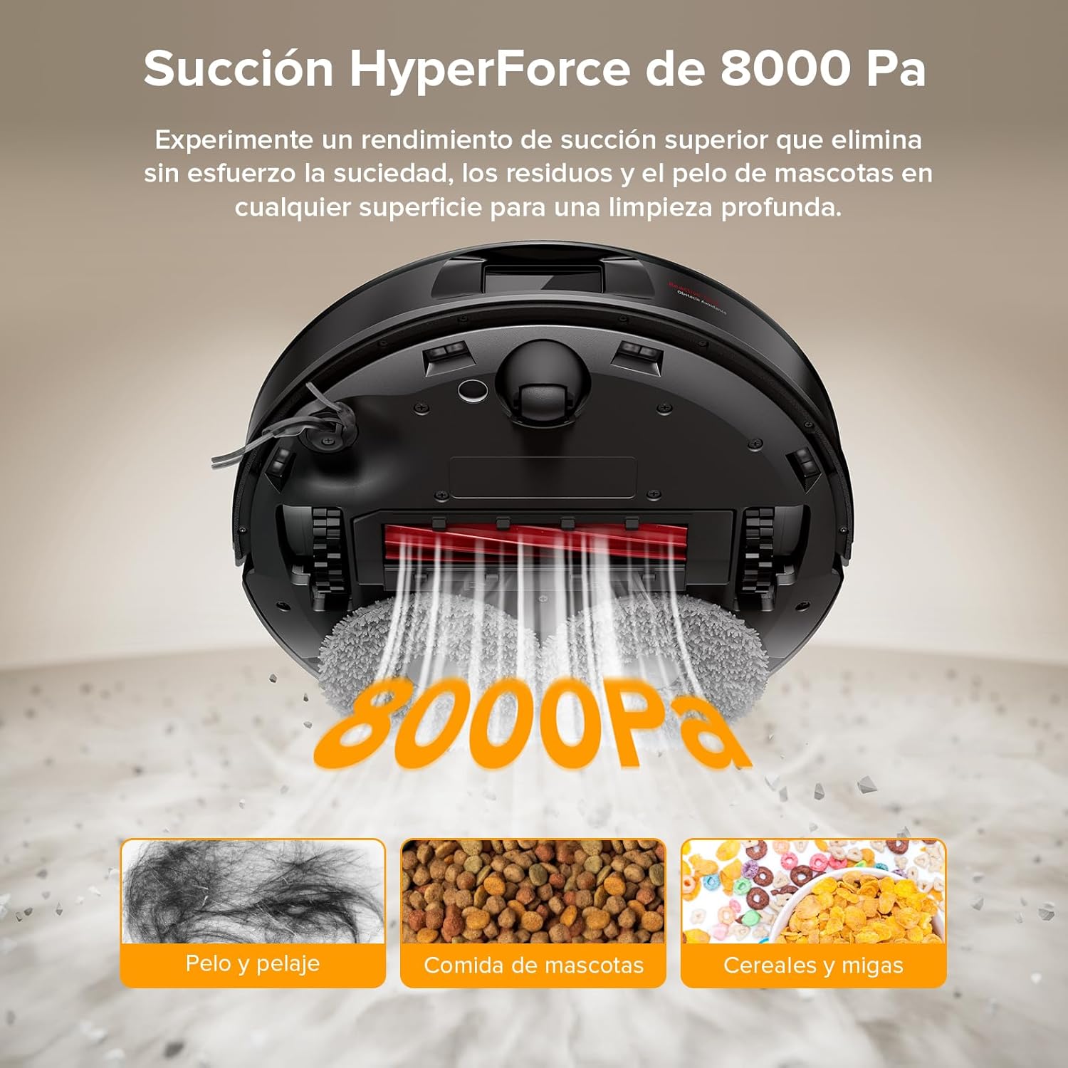 Thumbnail 1 de roborock QV 35A Set: potencia 8000Pa y mopa dual