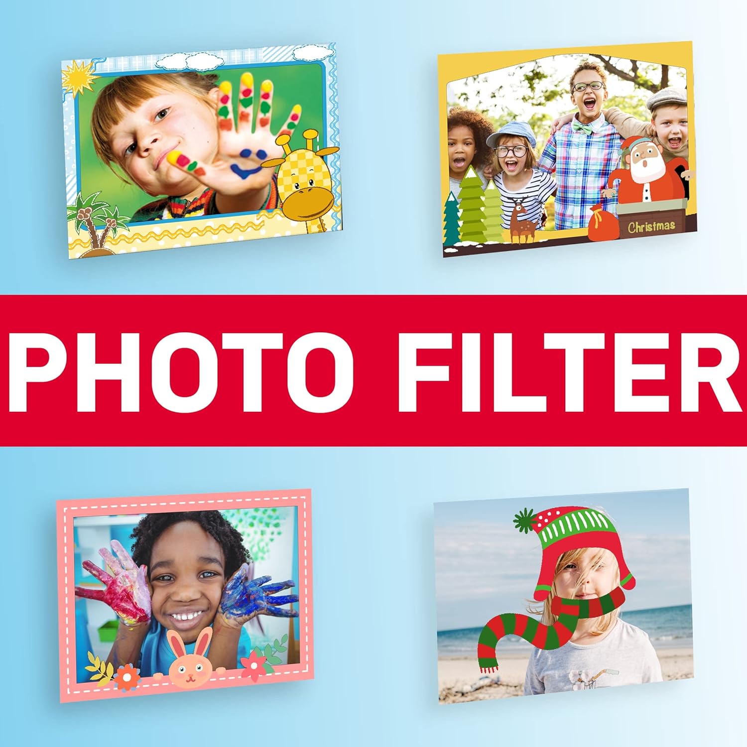 Thumbnail 6 de AGFA Photo Realikids Instant Cam – Kinder-Sofortbildkamera mit 2,4-Zoll-LCD, Foto/Video & Micro-SD-Port (Blau)