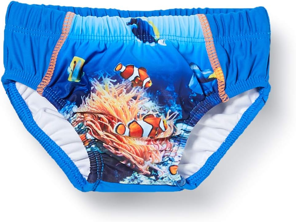 Detalle de Playshoes Bébé Garçon Unterwasserwelt Maillot de Bain 74/80 — Blau