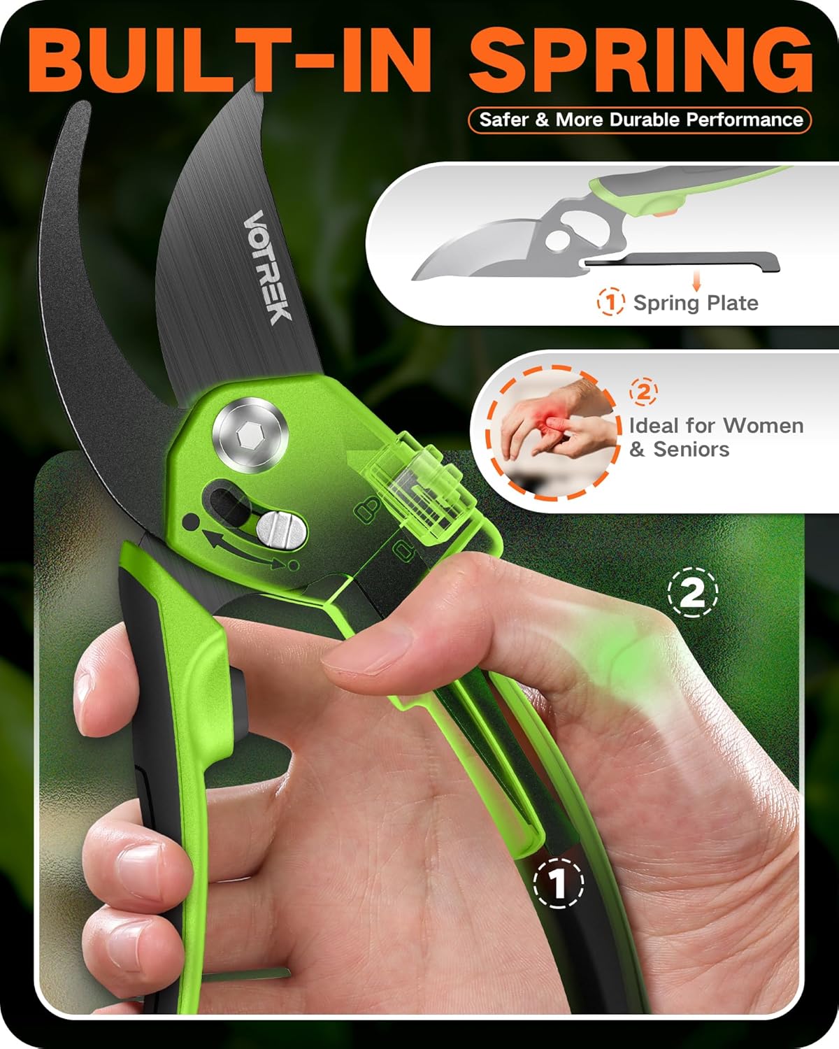 Thumbnail 6 de VOTREK Bypass Secateurs