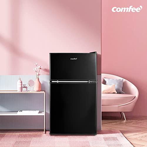 Detalle de COMFEE' 87L Under Counter Fridge Freezer, Reversible Door (RCT87BL2(E))