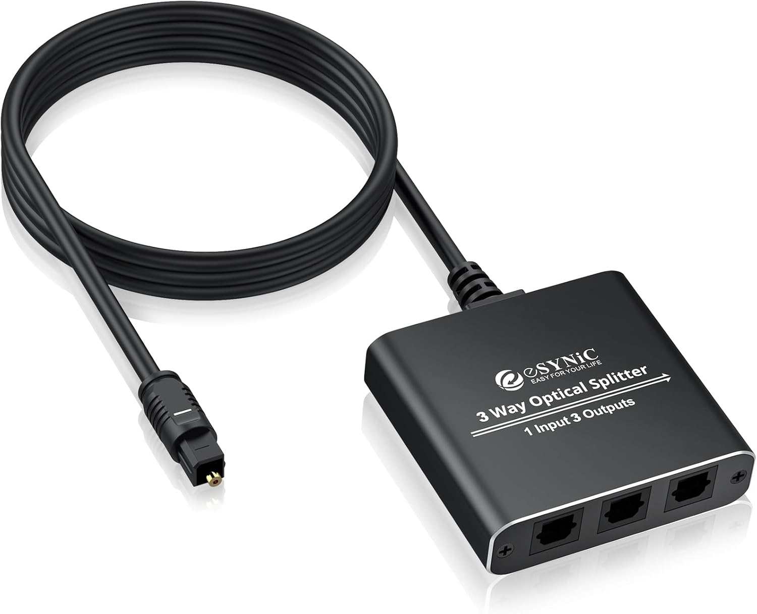 Detalle de eSynic Portable 1-in-3 Optical Splitter 1m cable