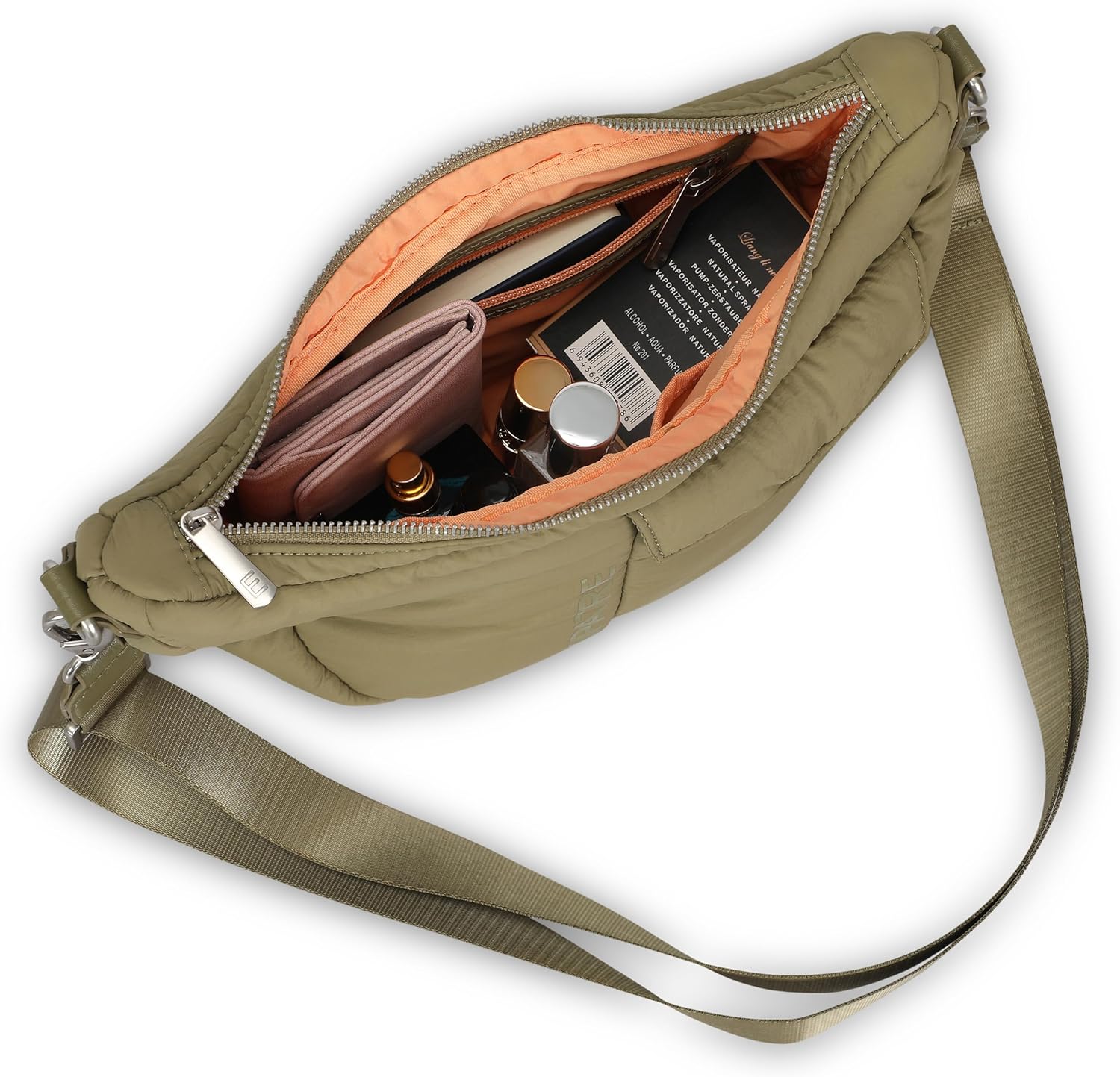 Thumbnail 6 de Expatrié Vivy – sac bandoulière femme demi-lune Crescent (crossbody) en nylon imperméable