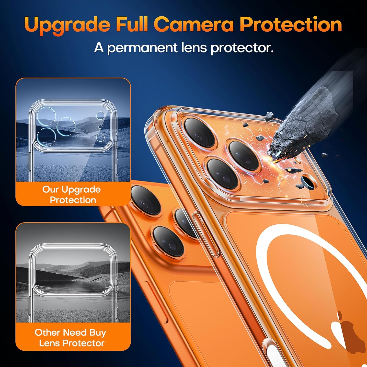 Thumbnail 5 de TAURI iPhone 17 Pro clear slim case 6.3 inch