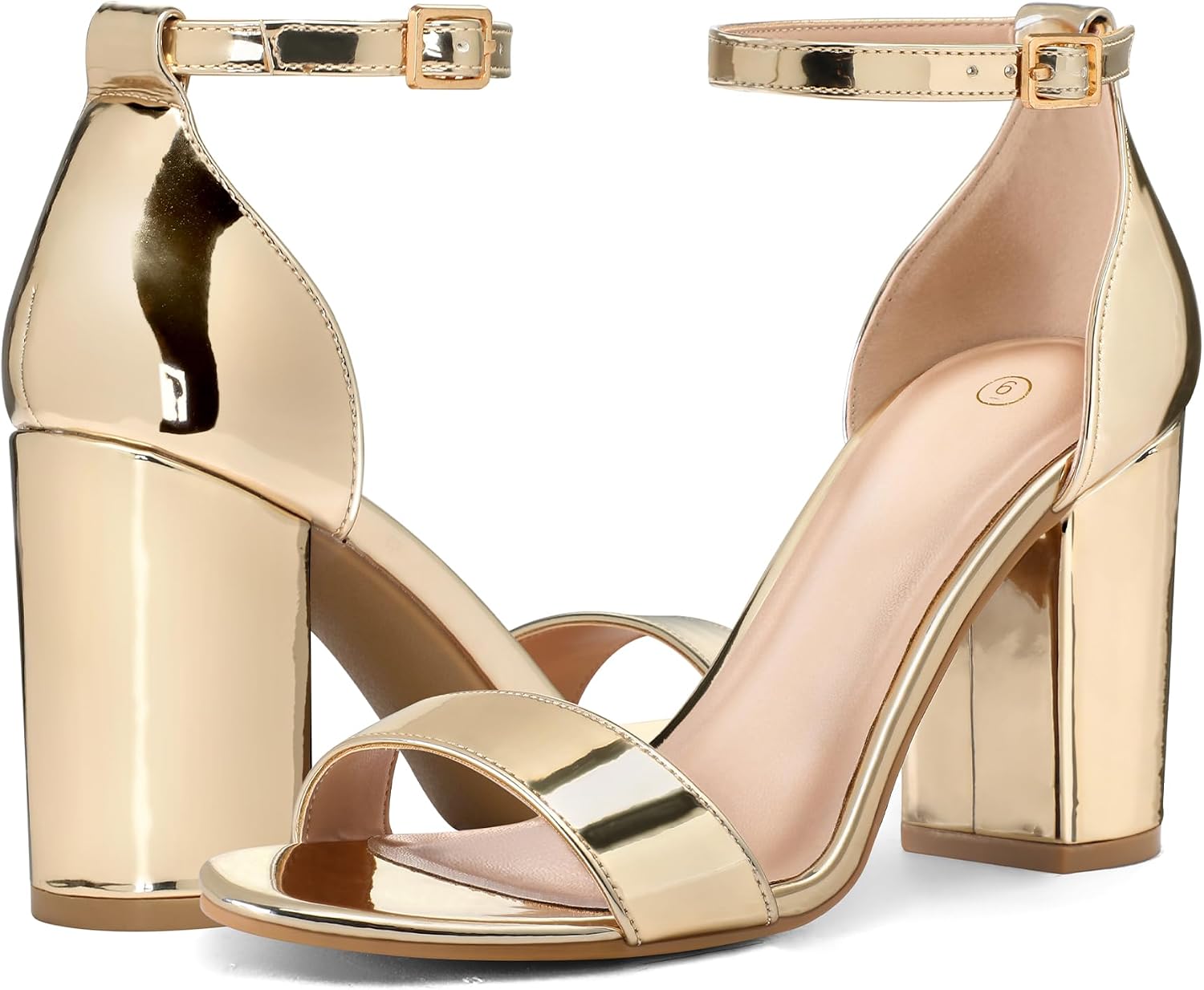 Thumbnail 2 de COASIS Women's Chunky Block Heels Open Toe Sandals