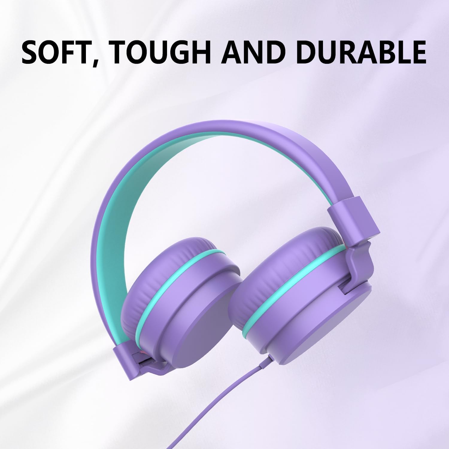 Thumbnail 2 de Kids Headphones Wired: Safe,Foldable On-Ear Headphones for School and Travel
