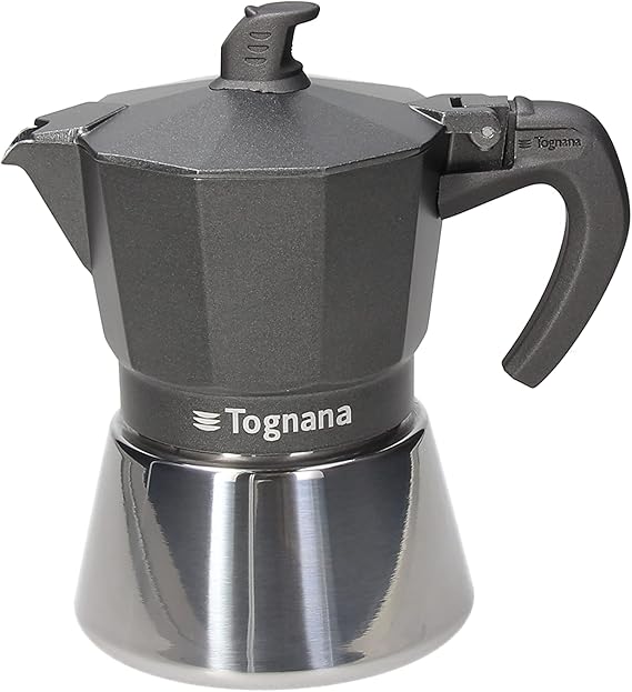Detalle de Tognana Ultra Class Induction Cafetera Moka 3 tazas