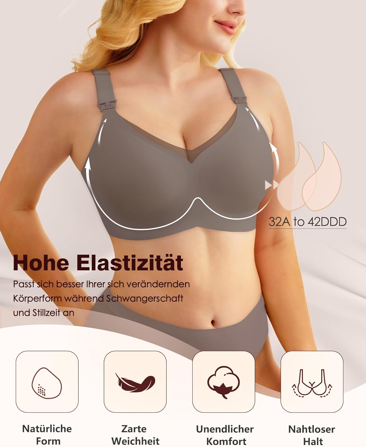 Thumbnail 2 de As Fairy Still-BH ohne Bügel – nahtloser Schwangerschafts- & Still-BH mit OEKO-TEX Zertifikat