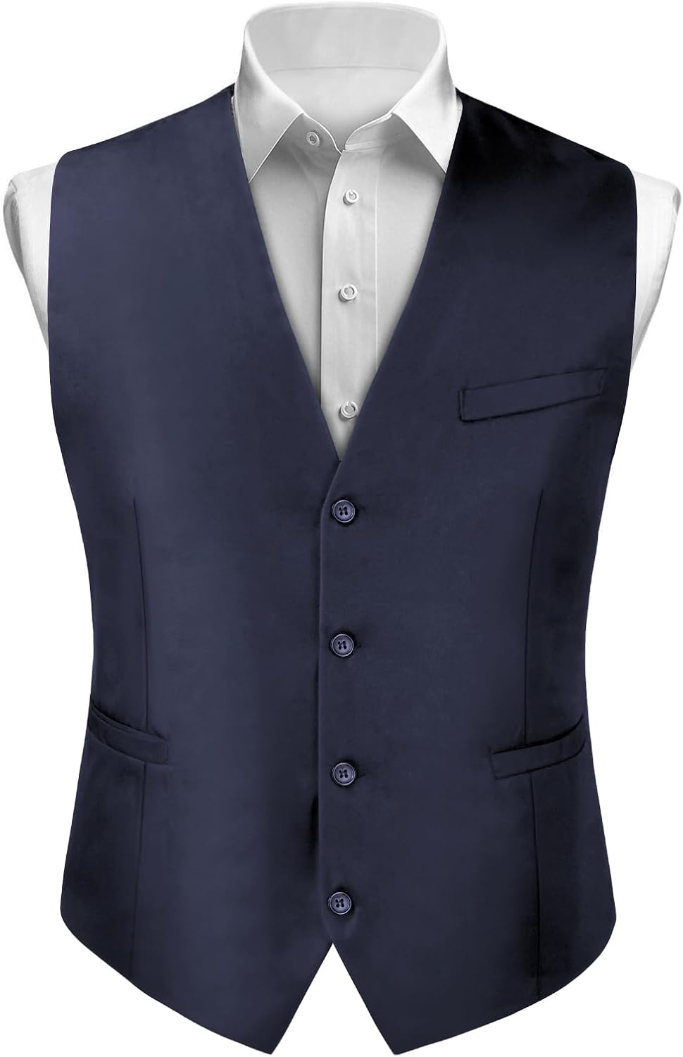 Thumbnail 6 de BSBUY Men's Black Waistcoat