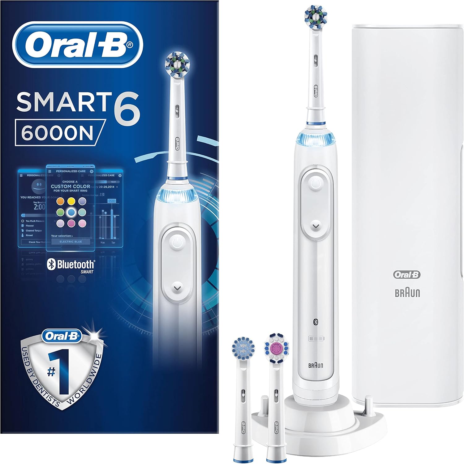 Detalle de Oral-B Smart 6 electric toothbrush 6000N 🪥
