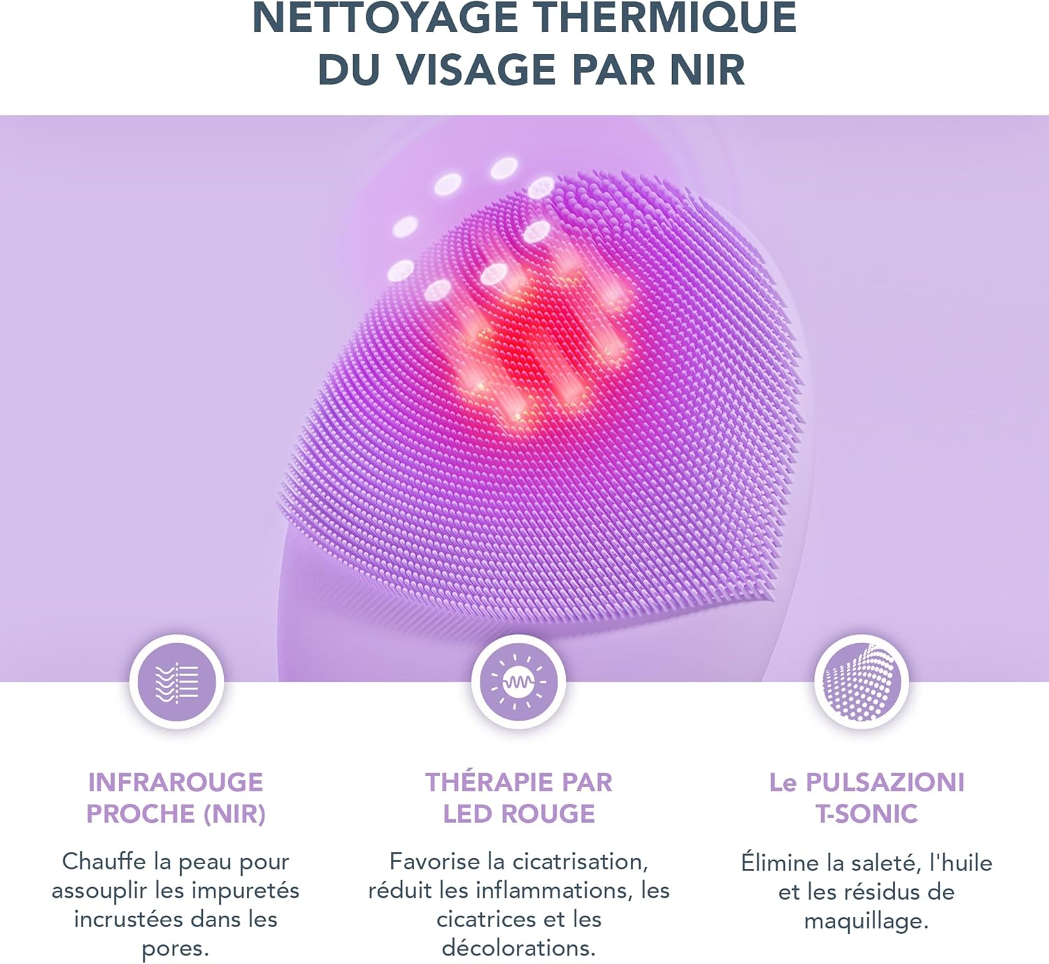 Thumbnail 3 de Set FOREO Firm & Clean : brosse de nettoyage LUNA 4 plus + sérum SUPERCHARGED 2.0 + masque de nuit