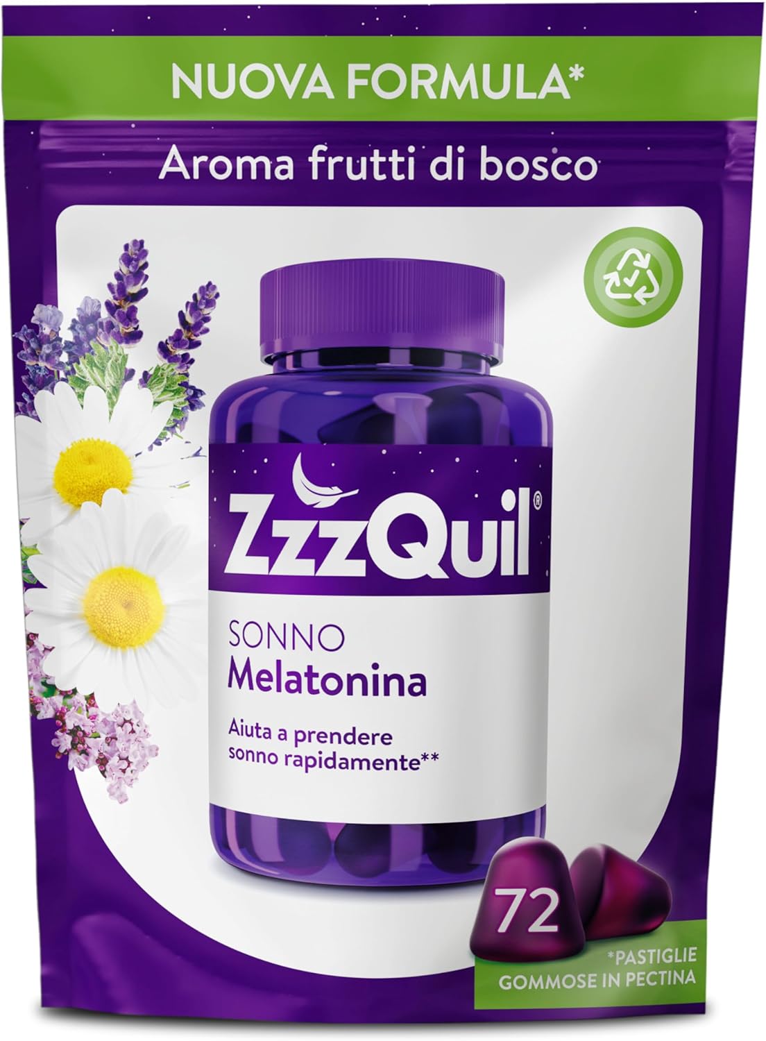 ZzzQuil Sonno 72 pastiglie gommose 🍬