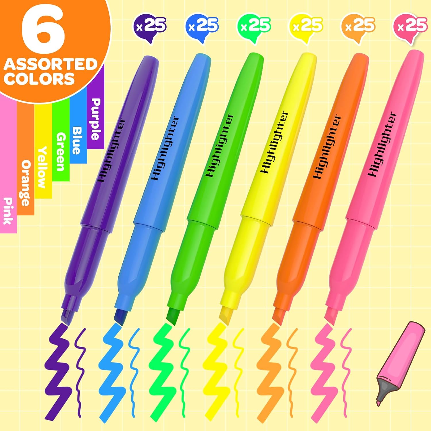 Thumbnail 1 de JSDOOGOO Highlighters 150-Pack