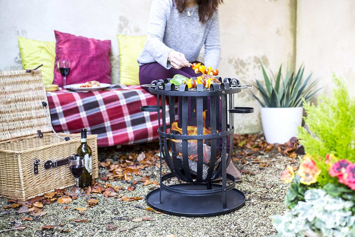 Thumbnail 1 de La Hacienda Vancouver Firebasket 45x45x56cm