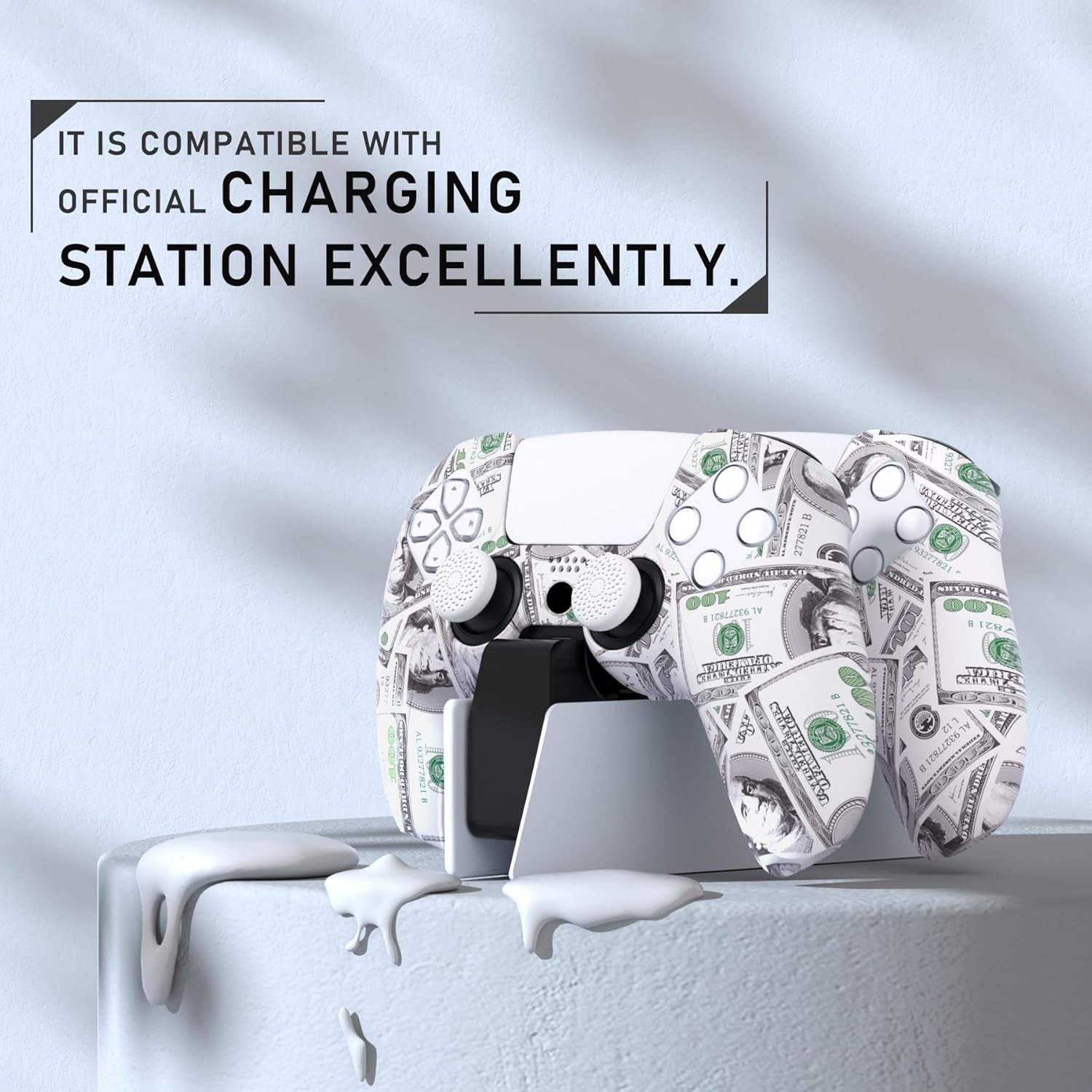 Thumbnail 3 de playvital Pure Series Dockable Silicone Cover for PS5 Controller