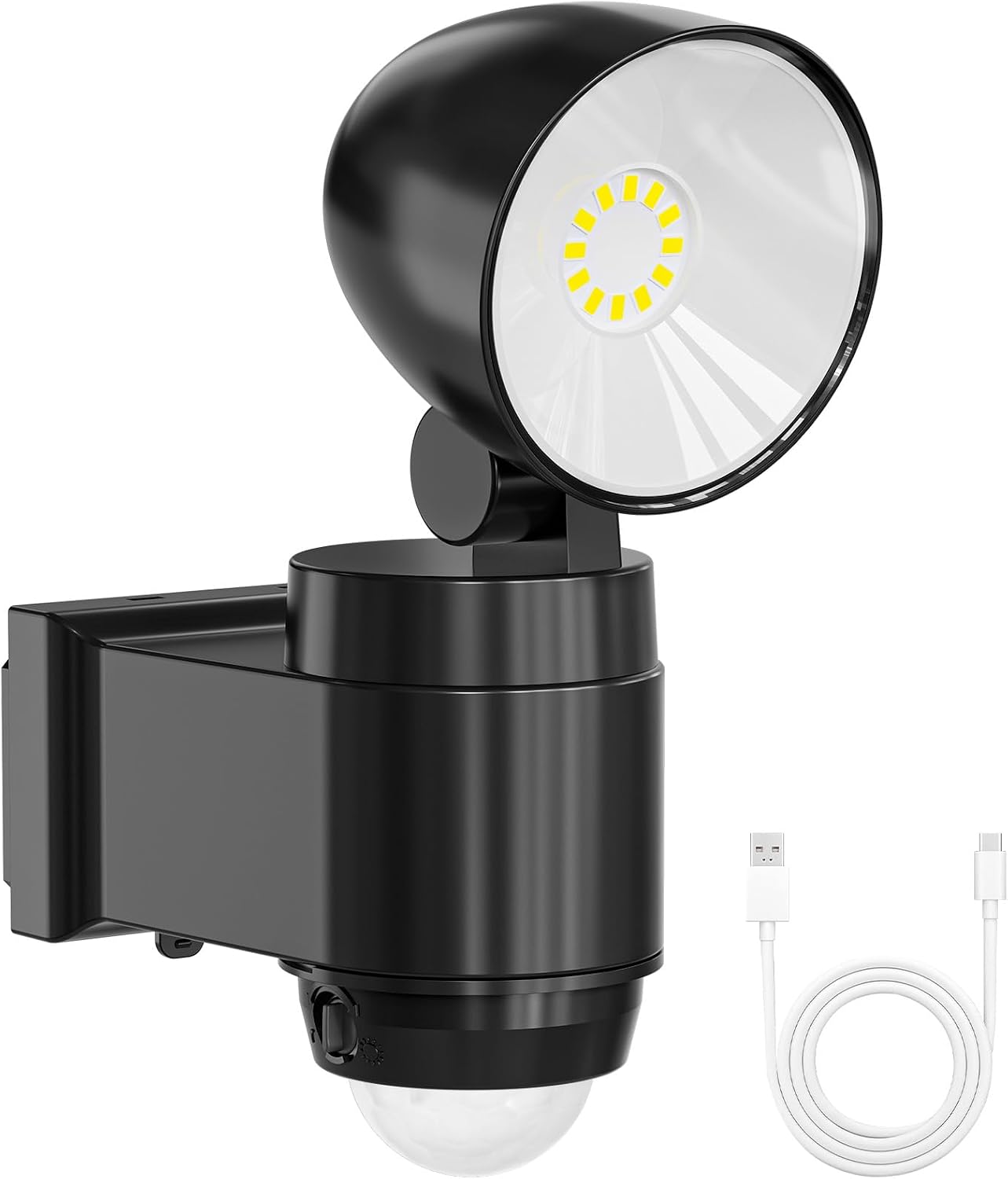 Detalle de Rechargeable Battery Outdoor Motion Sensor Light 1 Pack