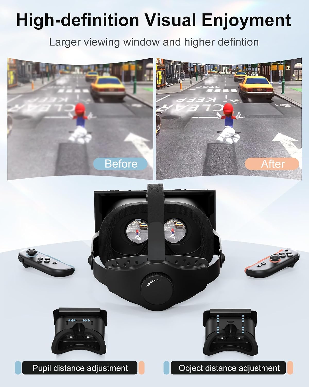 Detalle 2 de Nintendo Switch 2 VR Headset 2025 adjustable lenses