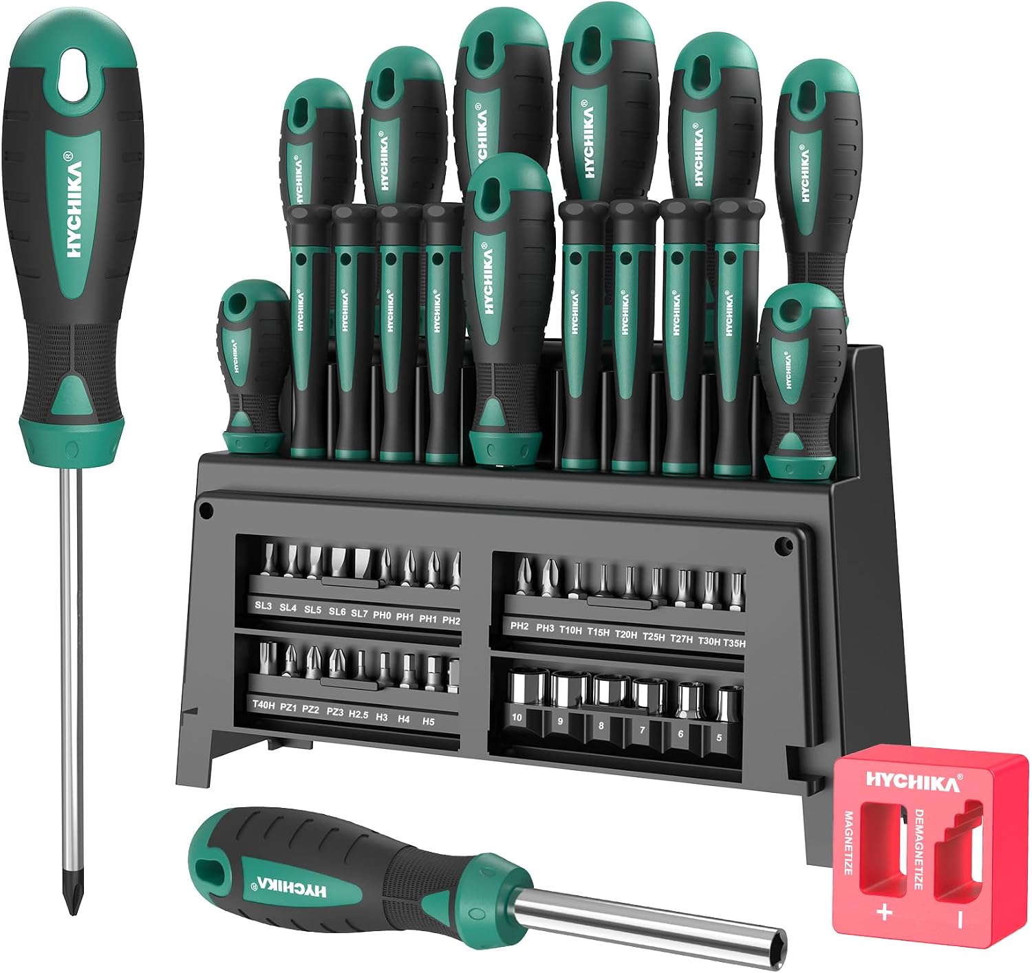 HYCHIKA 51 Pezzi Set Cacciaviti Professionali: kit completo per DIY, precisione e uso domestico