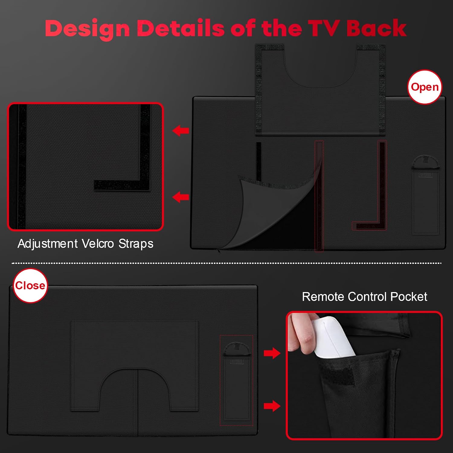 Thumbnail 3 de Zettum 55 Inch Outdoor TV Cover