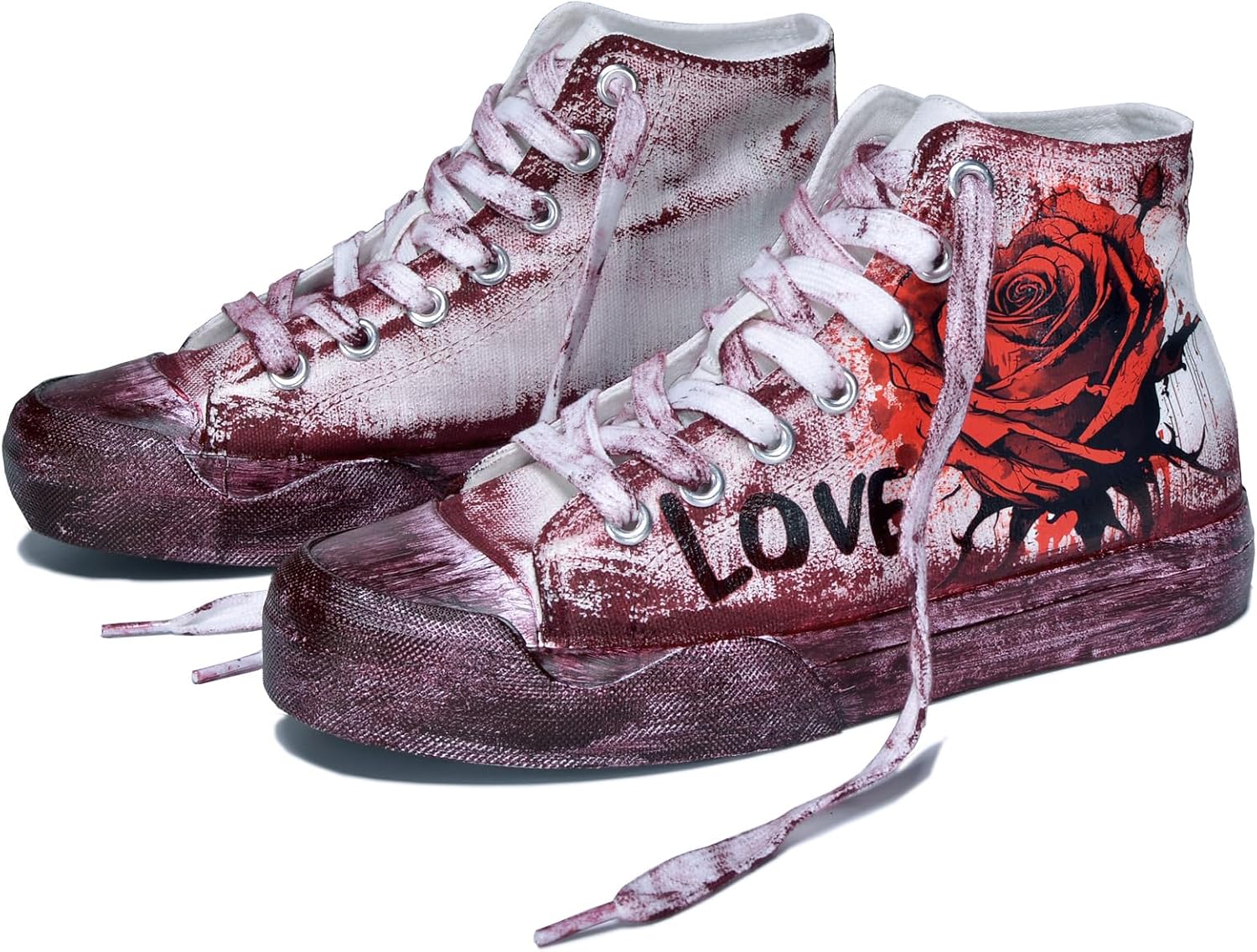 Detalle 2 de GXZUORUI 888-L Unisex High-Top Sneakers with Heart Graffiti