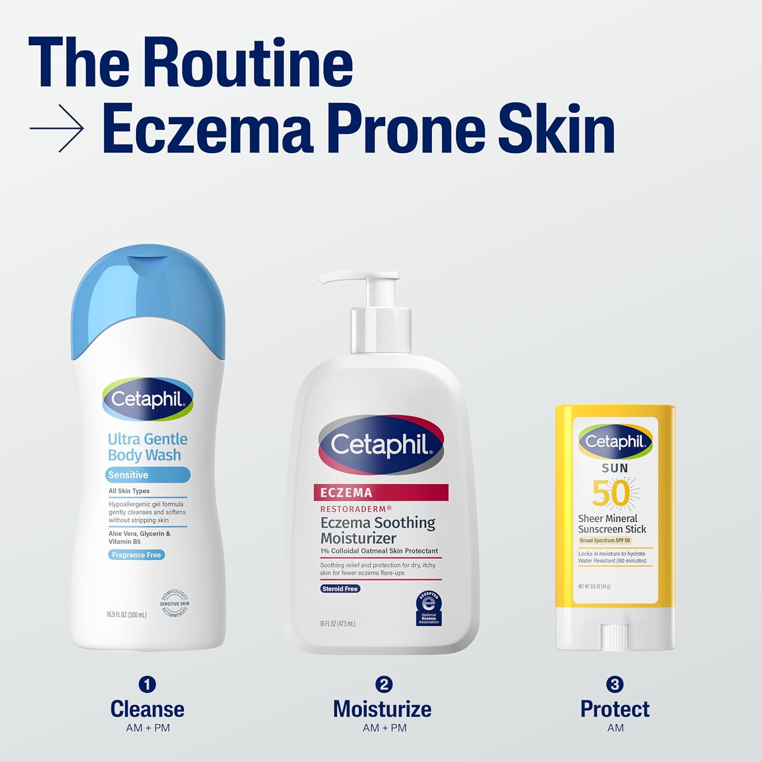 Thumbnail 5 de Cetaphil Eczema RestorADERM Soothing Moisturizer for Eczema-Prone Skin (16 oz)