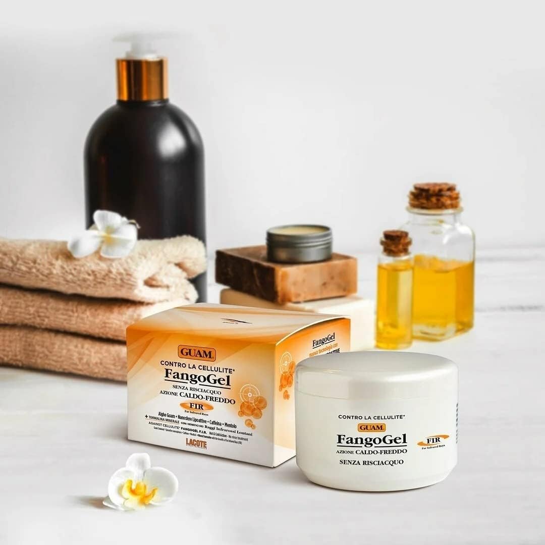Detalle de Guam Fangogel F.I.R. Contro la cellulite senza risciacquo – nanosfere lipotattive, azione caldo-freddo (300 ml)