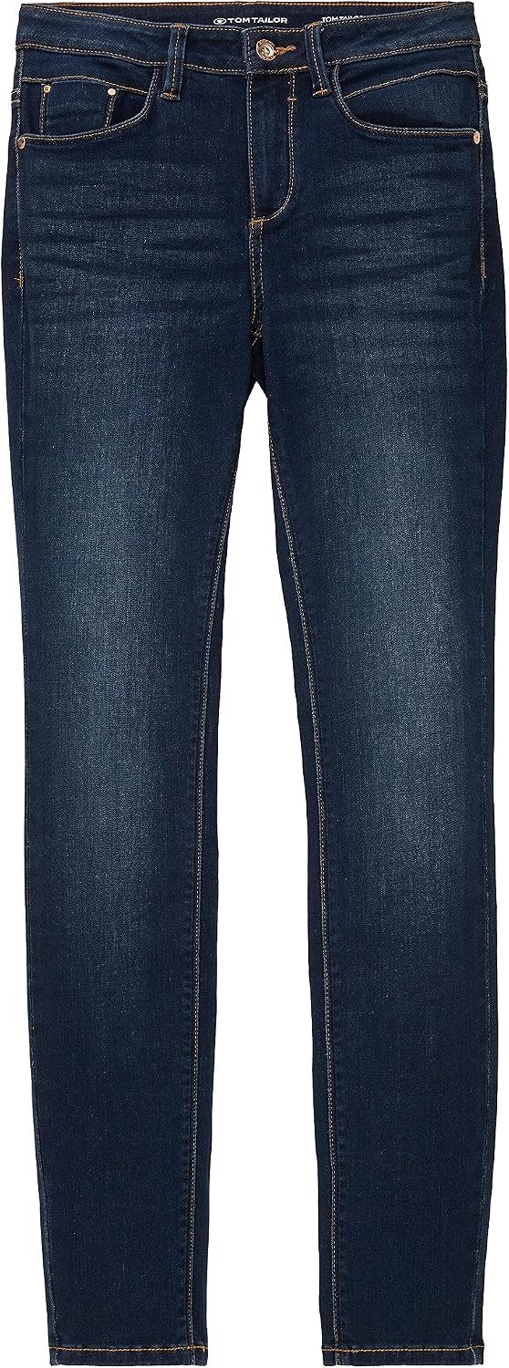 Detalle de Tom Tailor Damen Alexa Skinny Jeans im Five-Pocket-Style