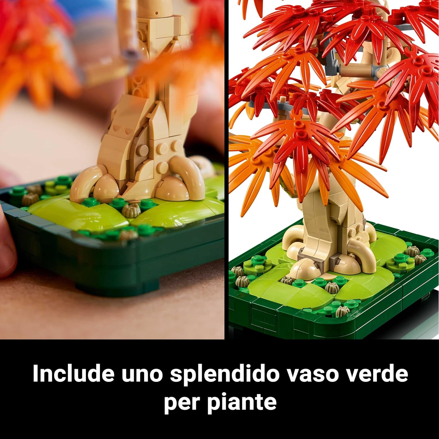Thumbnail 4 de LEGO Botanicals Bonsai di Acero Rosso Giapponese (10348): decorazione LEGO per adulti, compatibile con la collezione Botanical