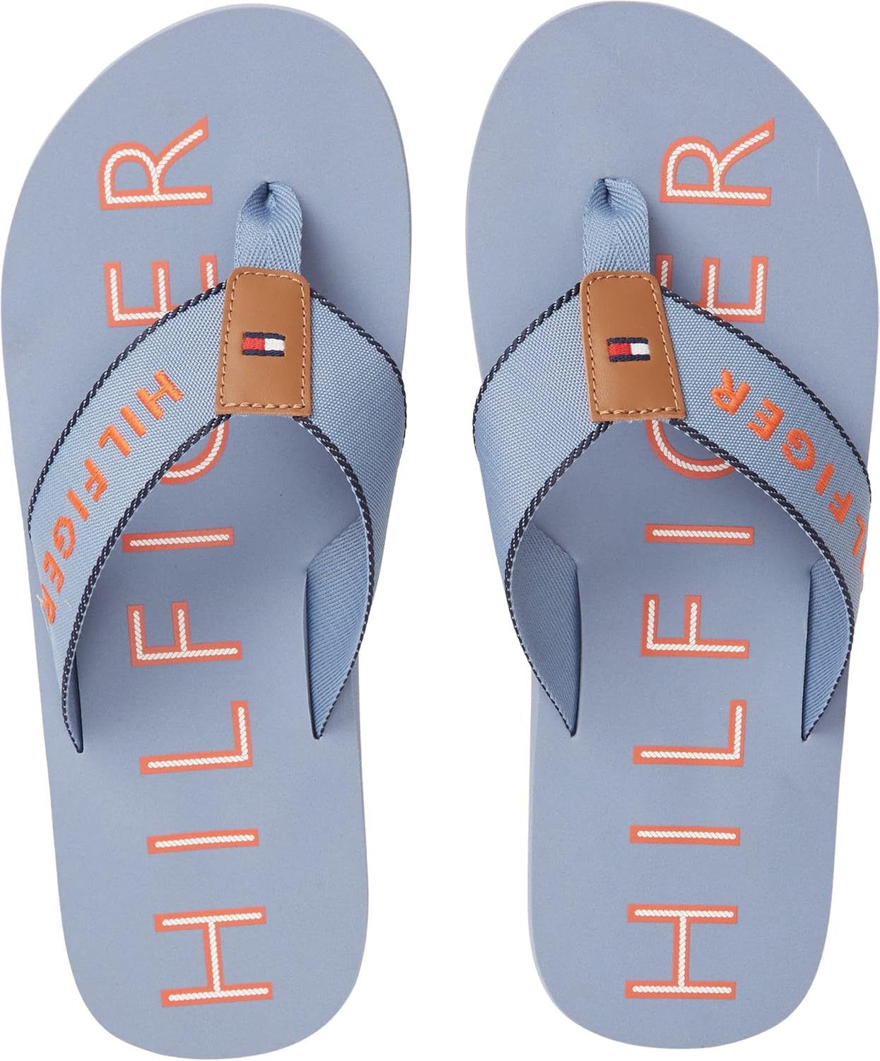Detalle de Tommy Hilfiger Men's Sporty Hilfiger Beach Sandal Fm0fm05913 Flip Flops