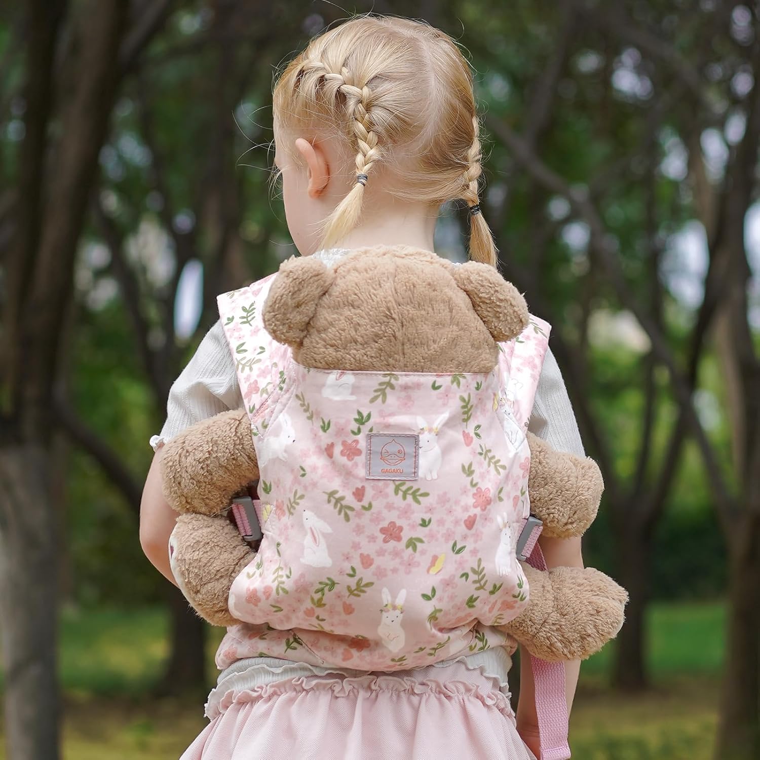 Detalle de GAGAKU Porte-bébé pour poupées : portage doux et polyvalent pour petites joueuses