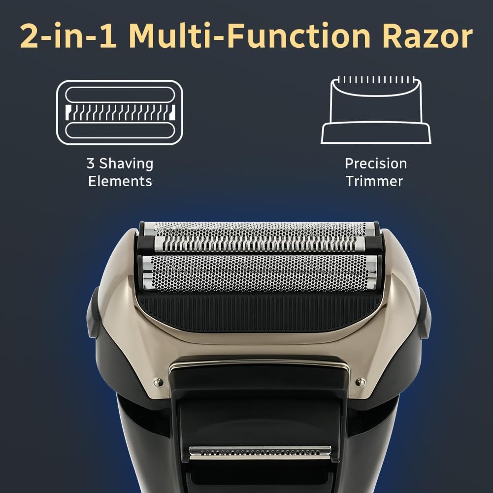Detalle 2 de AOOWU Rasoio Elettrico Barba 7500 giri/min