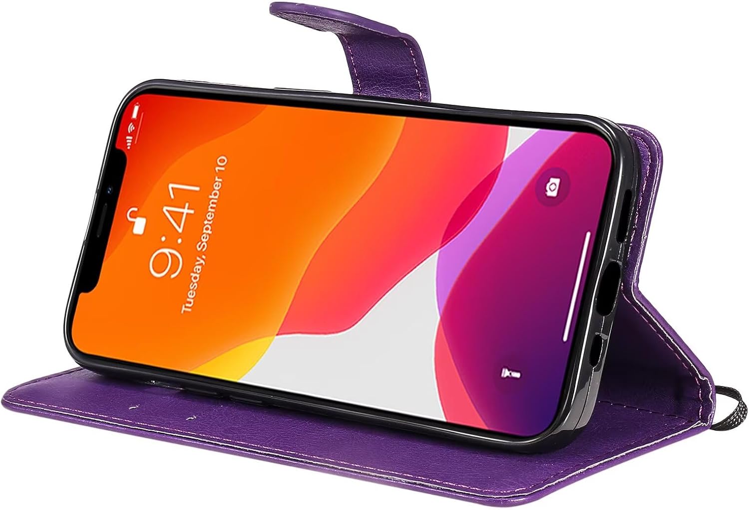 Detalle 1 de Caseurban iPhone 13 wallet case in PU leather
