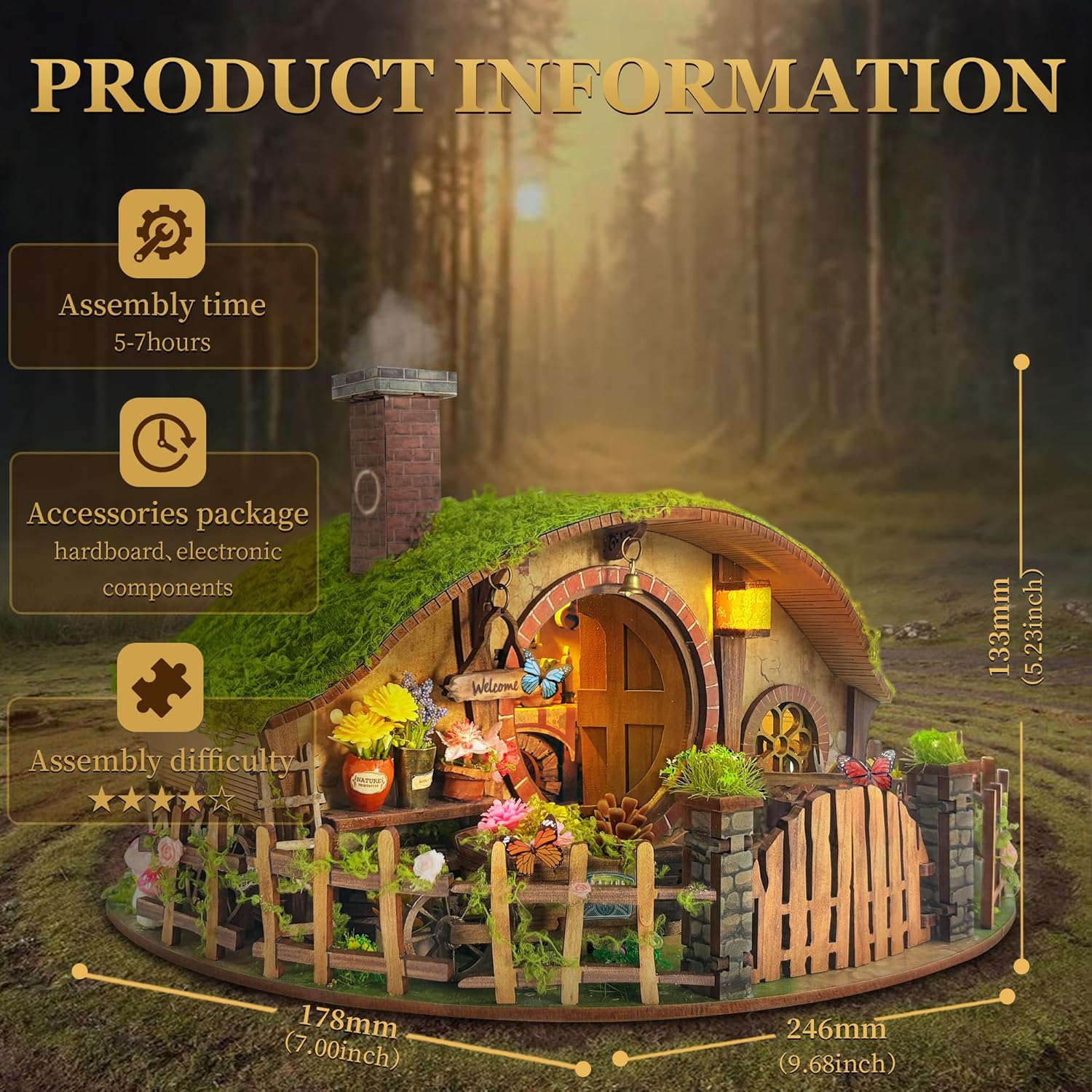 Thumbnail 1 de DecoRoom Magic Ring House kit, 3D puzzle
