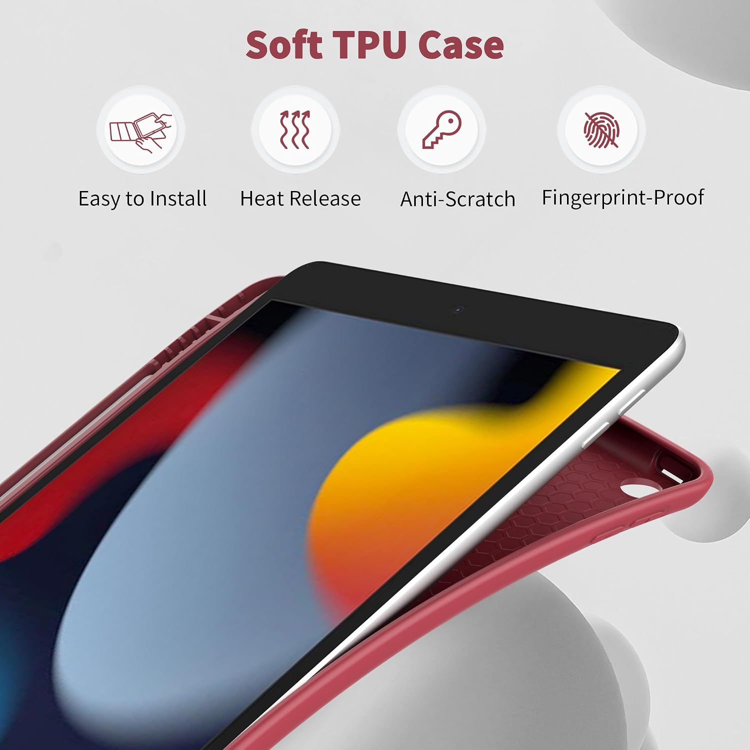 Thumbnail 6 de CACOE Hülle für iPad 9./8./7. Generation inkl. Stifthalter (10,2 Zoll, Modell 2019–2021) – ultradünn mit Standfunktion