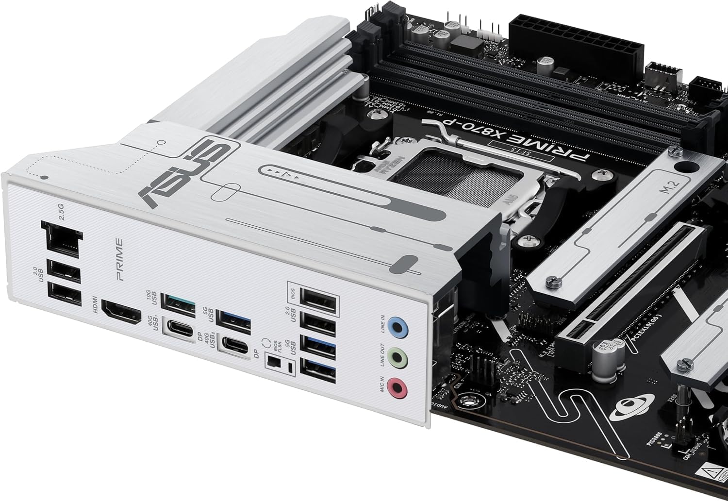 Detalle 2 de ASUS PRIME X870-P-CSM AMD Ryzen 9000/8000/7000対応 ATXマザーボード、DDR5・PCIe 5.0