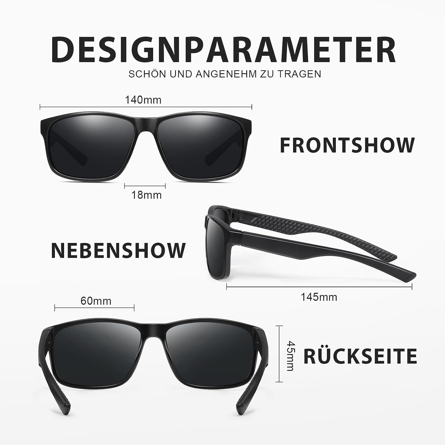 Detalle 2 de Occhsouo Sonnenbrille Polarisiert UV400
