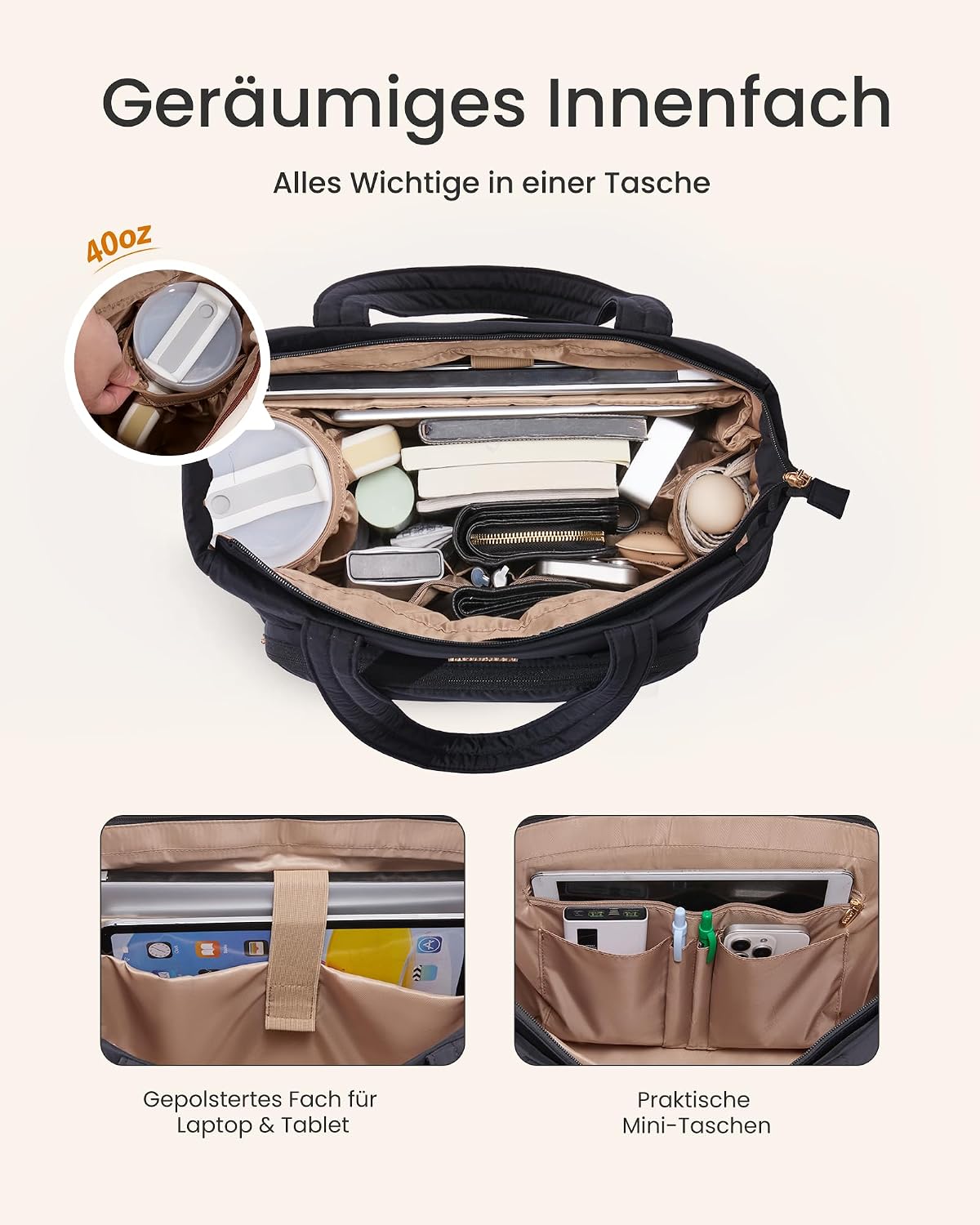 Thumbnail 3 de LOVEVOOK Shopper Tasche 42 x 18 x 31 cm