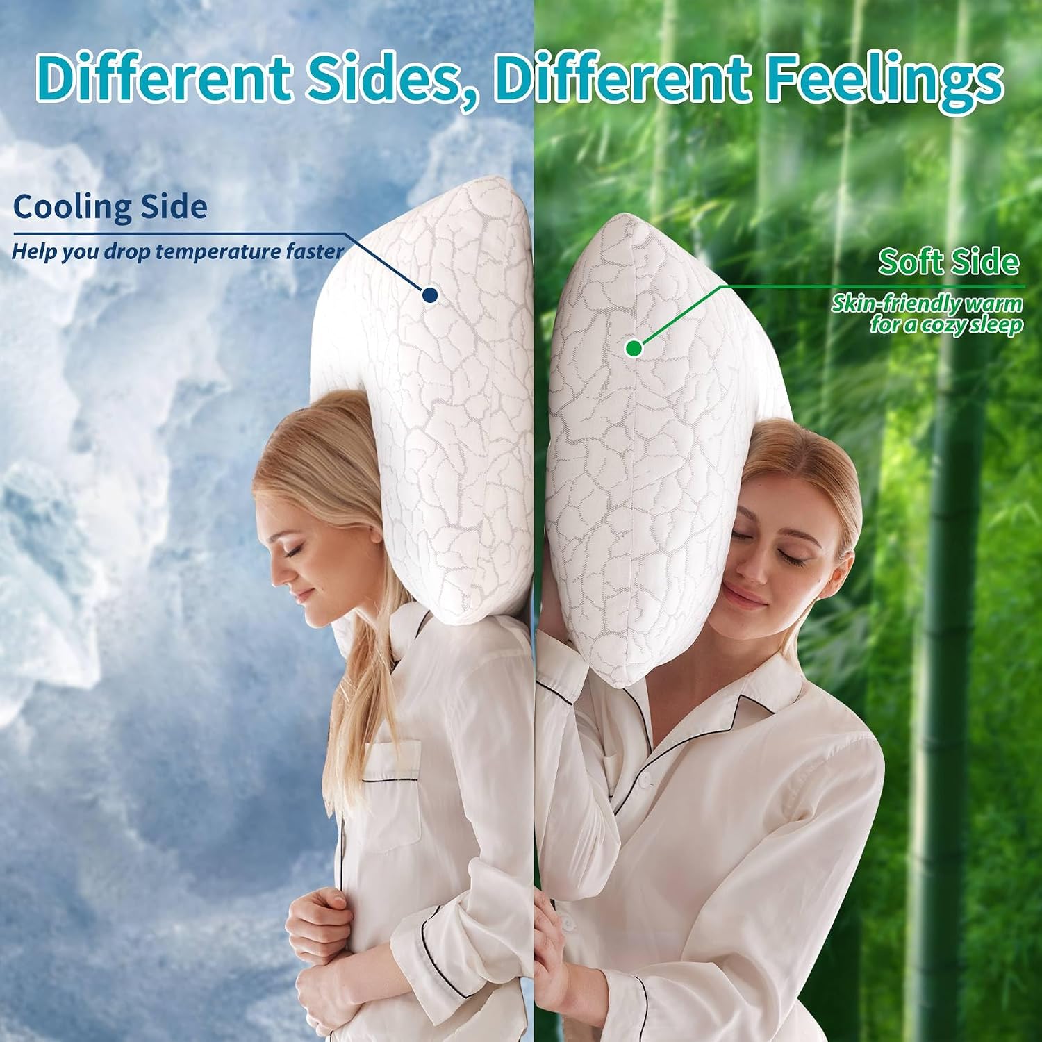 Thumbnail 1 de WGAKCED Cooling Pillows 2 Pack