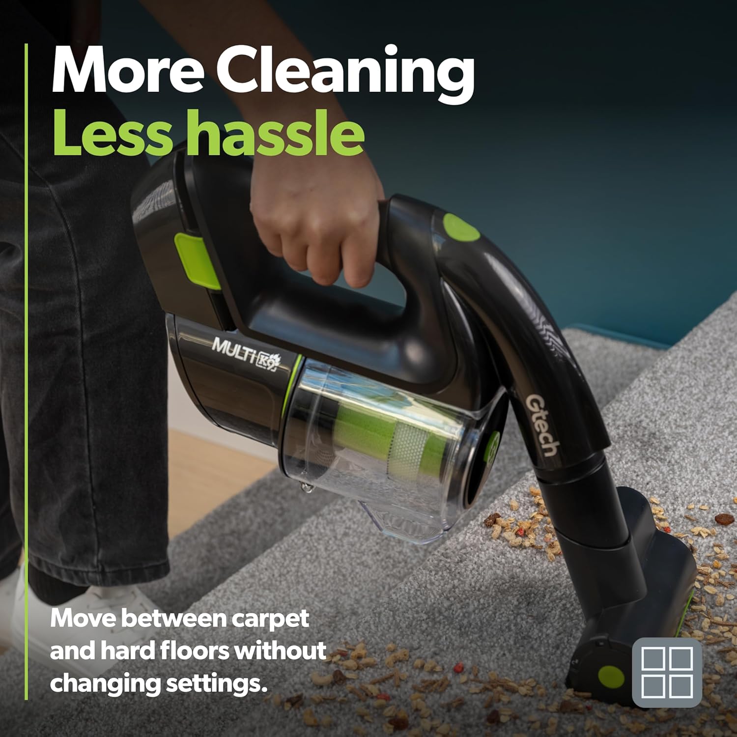 Thumbnail 2 de Gtech Multi MK2 K9 cordless handheld vacuum 22V