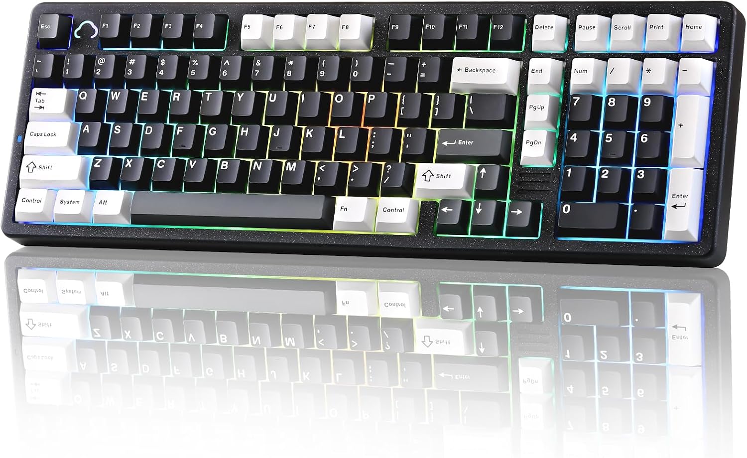 Detalle de YUNZII AL98 Kabellose Gaming Tastatur 1800