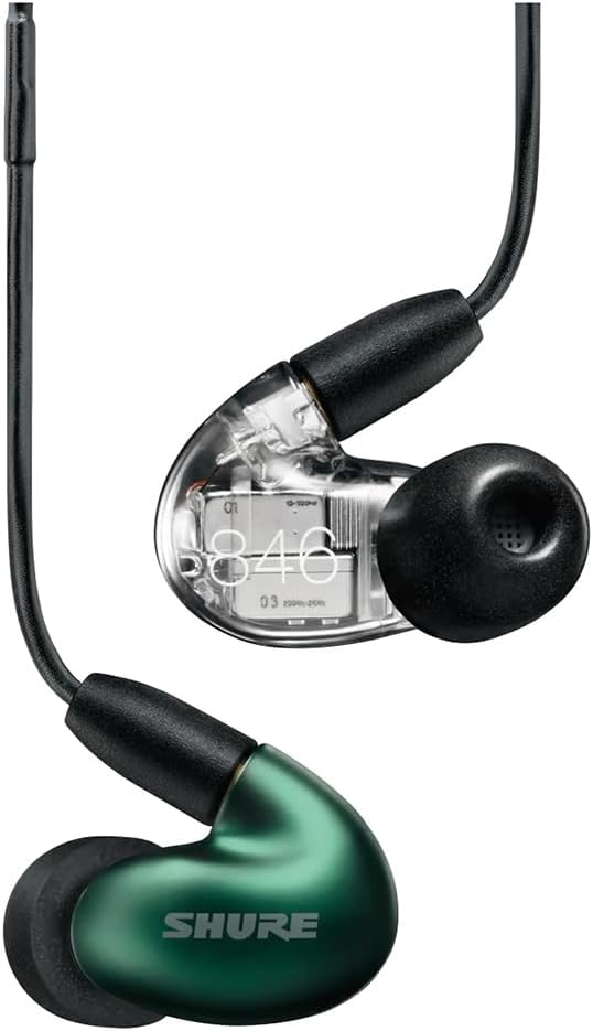 Detalle de SHURE SE846G2JD 第2世代 有線イヤホン ジェイドグリーン・4ドライバー・高遮音性