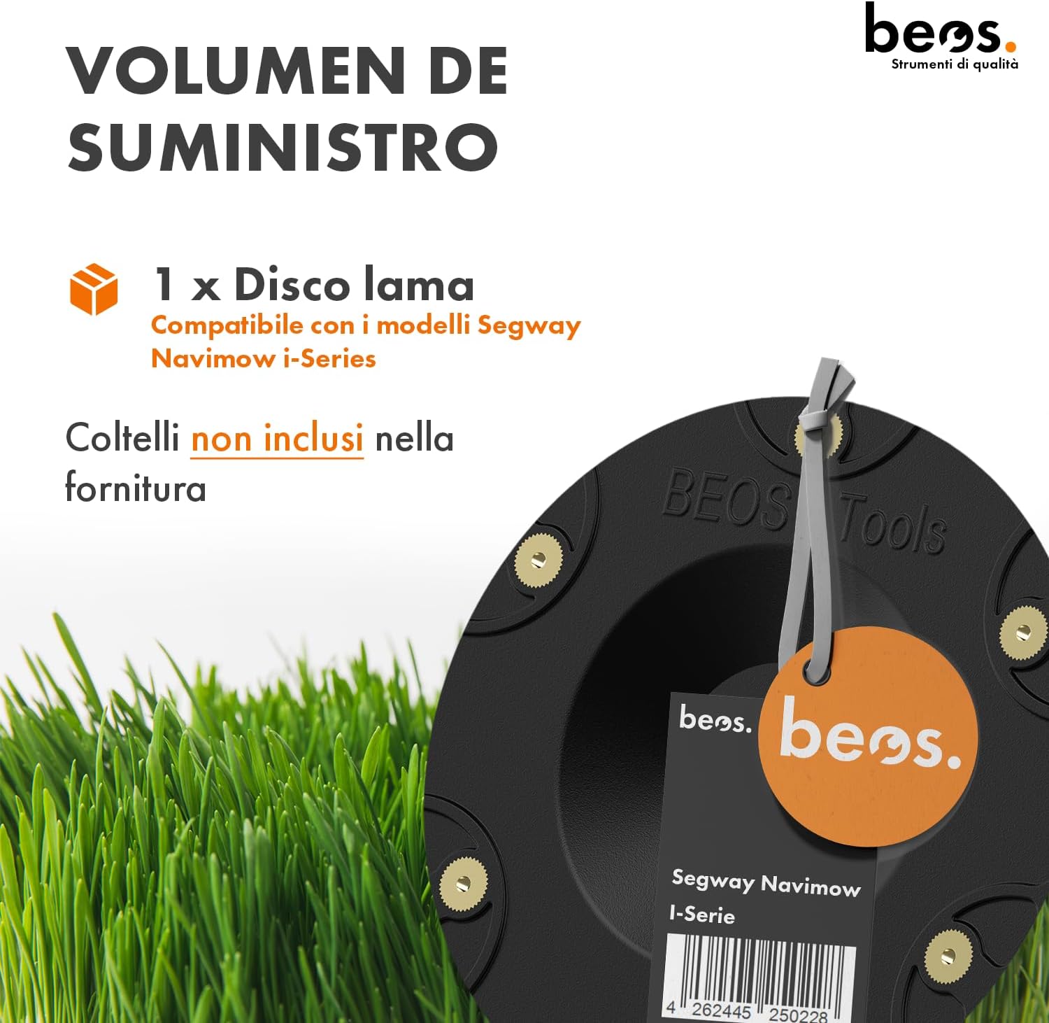 Thumbnail 1 de Disco lama Beos Premium a 6 lame per rasaerba robot Segway Navimow i-Series (i105 | i108 | i110n)