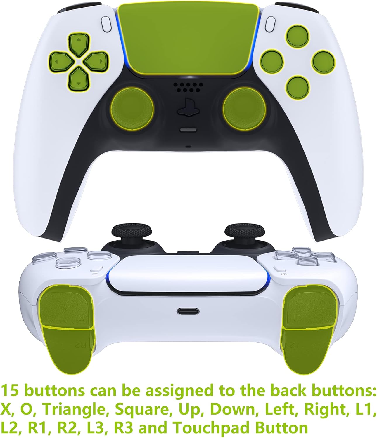 Detalle de eXtremeRate RISE4 Remap Kit für PS5 Controller BDM-010/020 – individuelles Profi-Setup
